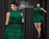 The Geri Dress in Green