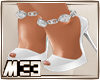[M33]white shoes\silver