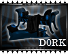 |D| Blue Kisses Chaise