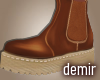 [D] Brown boots
