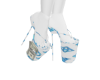 LV BLUE BADDIE HEELS
