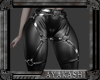 A| Strap Leather Pants