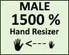 Hand Scaler 1500% Male