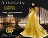 [AIR]Gold Glam Gown 