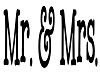 mr mrs  logo