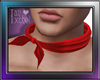 Tie neck scarf Red M