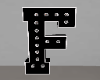 Black Letter F Sign