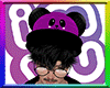 [k] Hat Panda Purple M/F