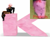PK Pink Marble Letter K