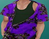 Open Shirt Purple