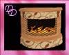 *DD* Brown Fire Place