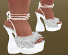 White w Fur Shoes