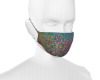 Rainbow Glitter Mask