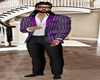 PURPLE PLAID FULL SUIT