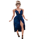 blue dress