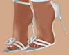 E* White Alba Heels
