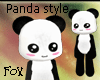 Panda style  M @ F J @