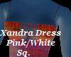 Xandra Dress Pink/White