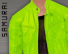 #S Pilot Jacket #Neon