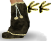 BLK BRN Bling Boots {KK}