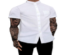 White Shirt W/Tattoo's