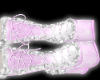 ✦ pink suede boots