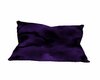 Purple and Black Pillow