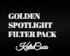 Golden spotlight filters