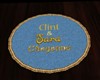 "CLINT & SARA"  BLUE RUG