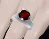 silver ruby wedding ring