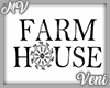 Farmhouse 3d sign