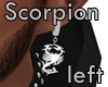 Scorpion Silver Left Ear