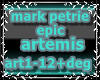 mark petrie artemis