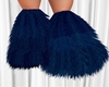 Fluffy Furry Blue Boots