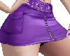 A~ Purple Mini Skirt
