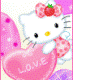 Hello Kitty Love Card