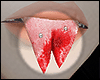 bloody split tongue