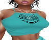 Teal Wolf top