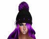 {LB} Purple beanie-hair
