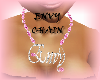 ENVY Chain w/pink diamon
