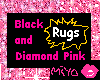 [Mi]Rugs(Black and Pink)