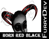 HORN RED BLACK