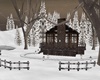 Winter Cabin Tucked Away