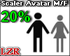 Scaler Avatar M - F 20%