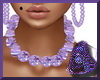 Purple Bead Collar