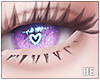 IlE X. Heart lilac eyes