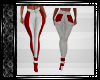 Red & White Jeans