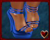 Te Blue Chic Heels
