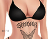 Sinner Bikini Top + Tatt