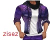 !z! purple jean jacket